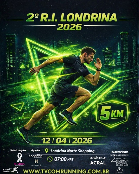 Corrida 2º RIL Run Londrina abre a programação da Festa das Nações