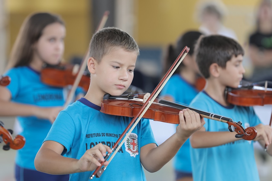 Encontro com alunos